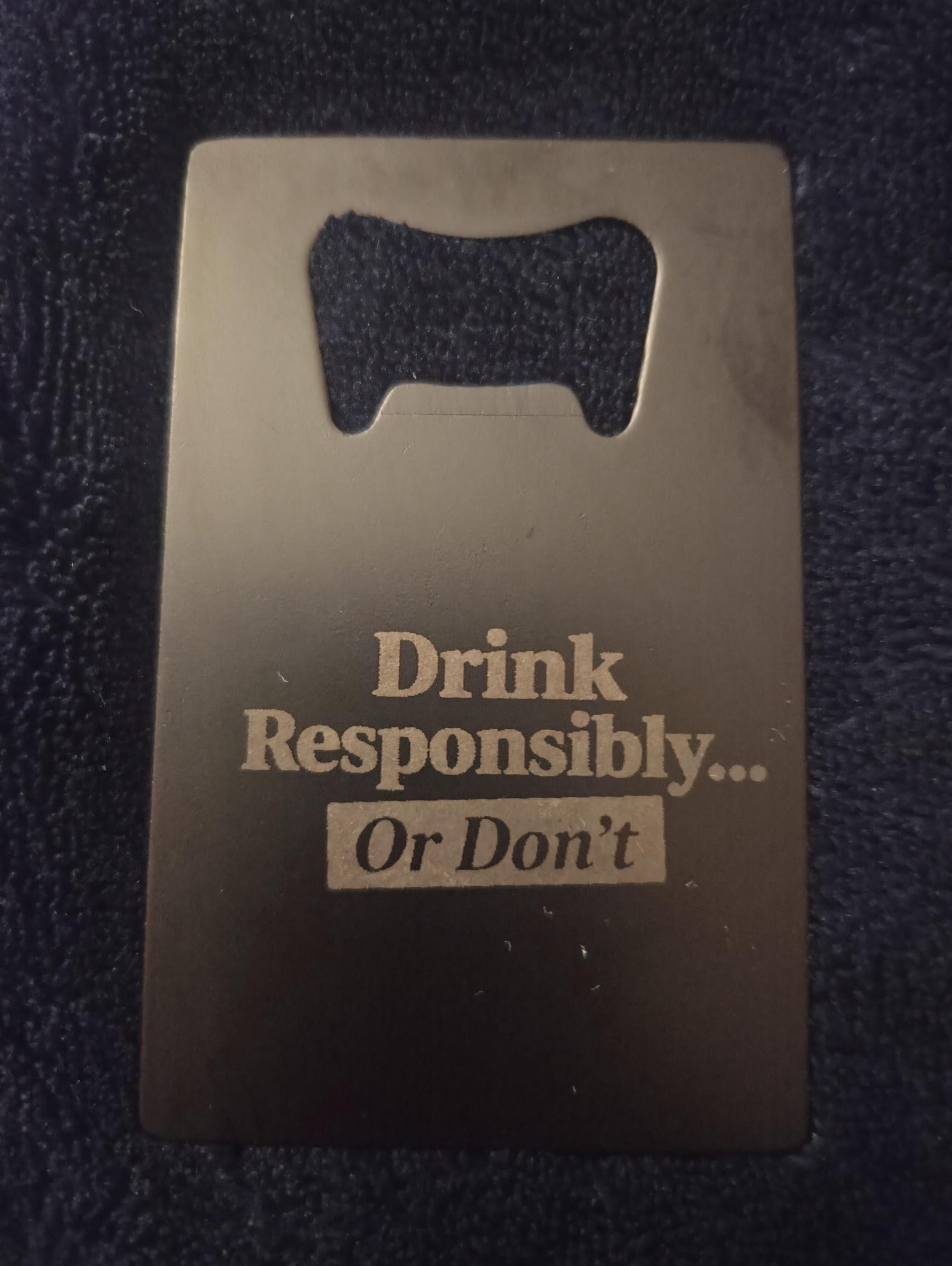 Engraved Stainless Steel Bottle Opener | Wallet Card Bar Tool, Groomsmen Gift