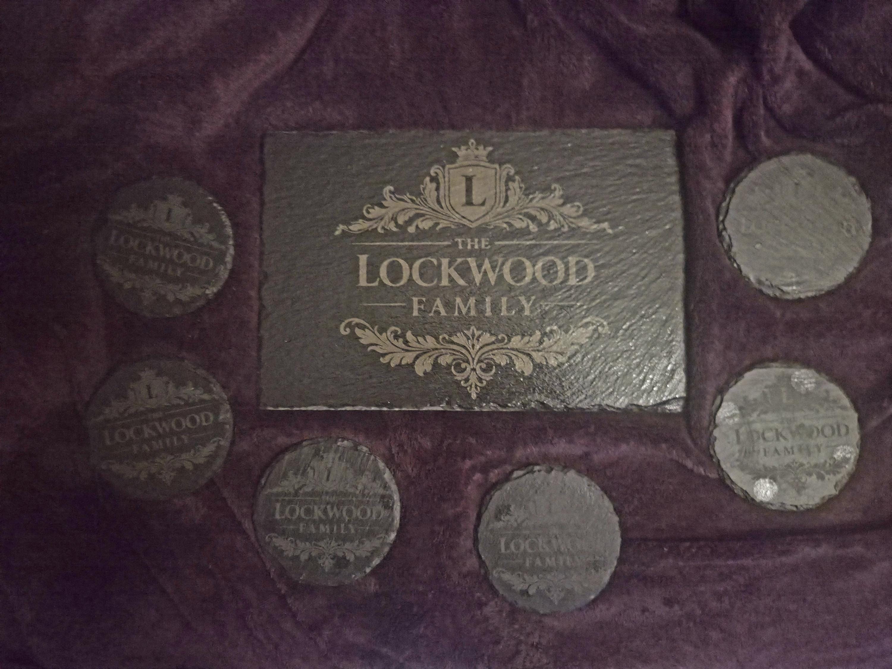 Engraved Slate Serving Board | Custom Family Name Gift, Rustic Kitchen Decor