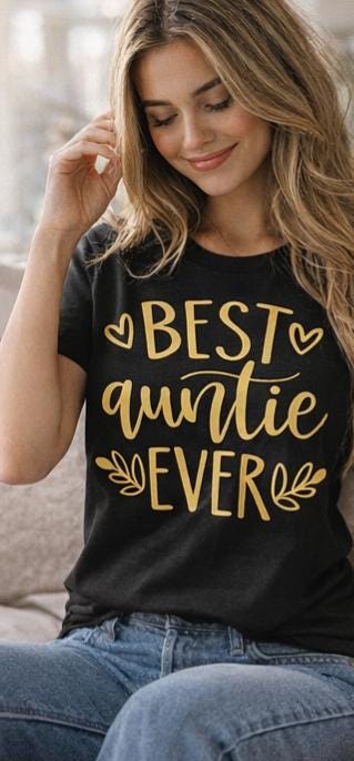 Best Auntie Ever Shirt – Aunt Gift – Auntie Shirt – Cute Family Shirt – Gift for Aunt – Birthday Gift – Mother’s Day Shirt – Family Love Tee