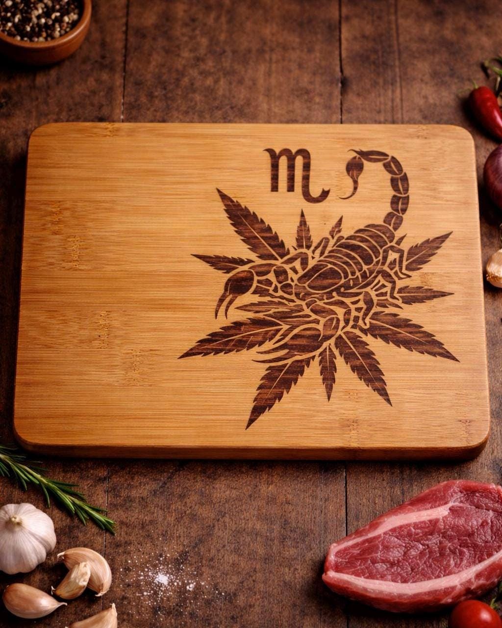 Custom Engraved Cutting Board | Personalized House Portrait, New Home Gift