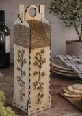 Winebox Gift Handmade Engraved Wine Holder Giftset For Couples Weddings Gift