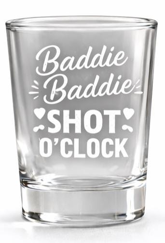 Engraved Funny Shot Glass Set – Adult Humor Barware, Party Gift