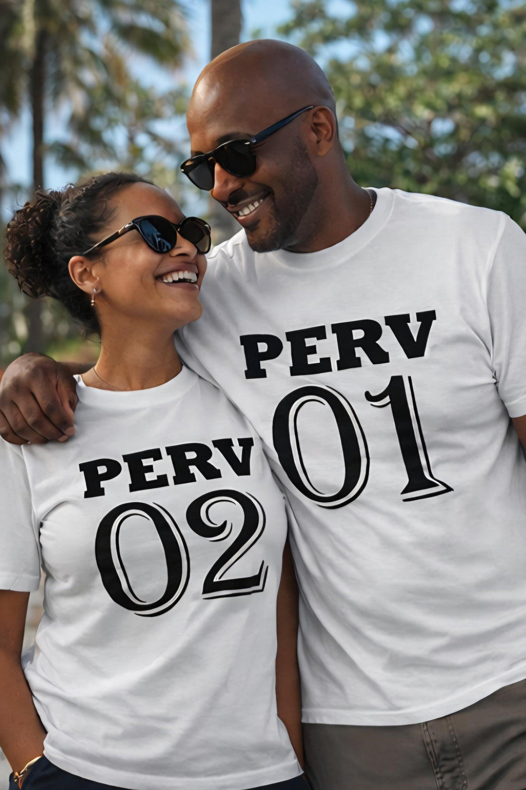 Funny Couple Shirts Perv 01 Perv 02 | Matching Couples Outfit | Naughty Couple Shirts | Adult Humor Shirts | Boyfriend Girlfriend Gift