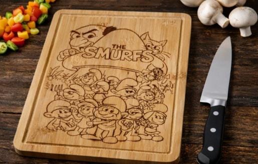 Popular 80s Cartoon Cutting Board