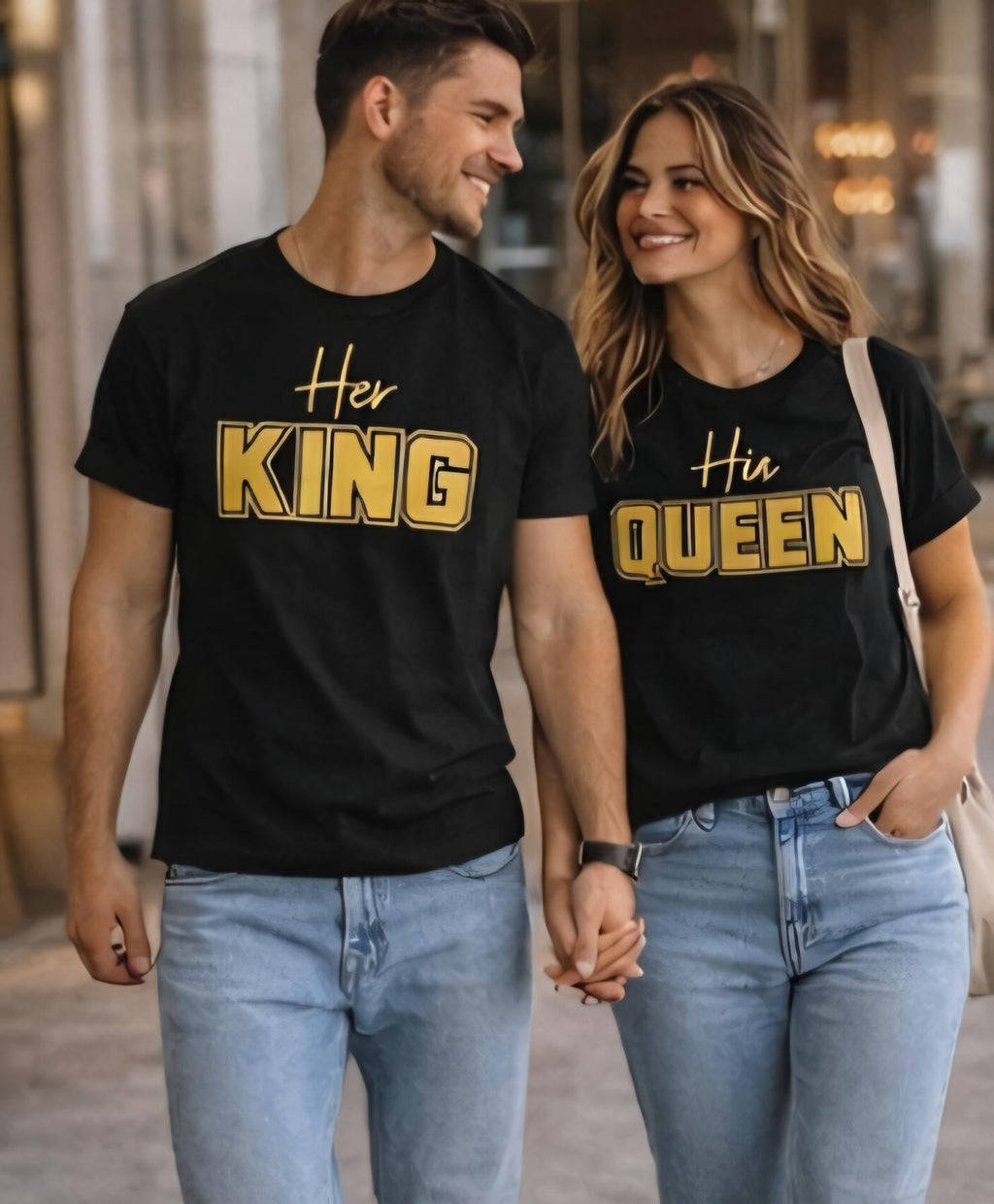 His Queen Her King Shirts | Matching Couple Shirts | King Queen T-Shirts | Couples Outfit Set | Relationship Shirts | Gift for Couples | Kil