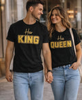 His Queen Her King Shirts | Matching Couple Shirts | King Queen T-Shirts | Couples Outfit Set | Relationship Shirts | Gift for Couples | Kil
