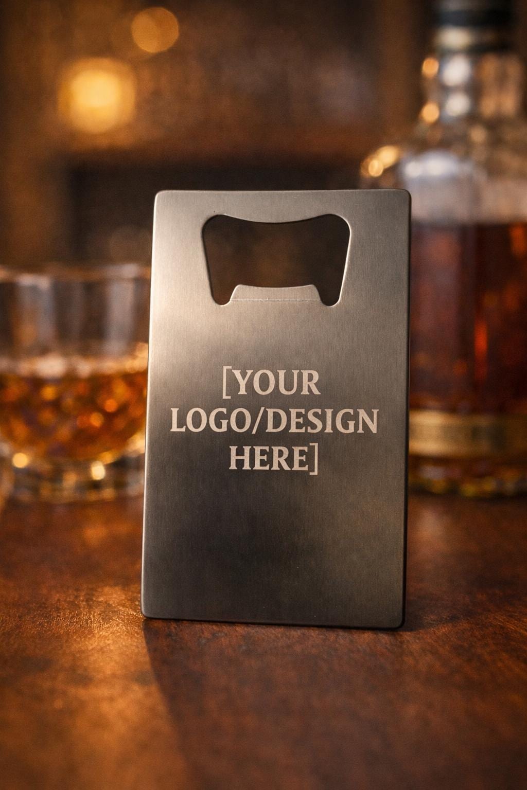 Custom Engraved Wallet Bottle Opener | Personalized Stainless Steel Card Tool