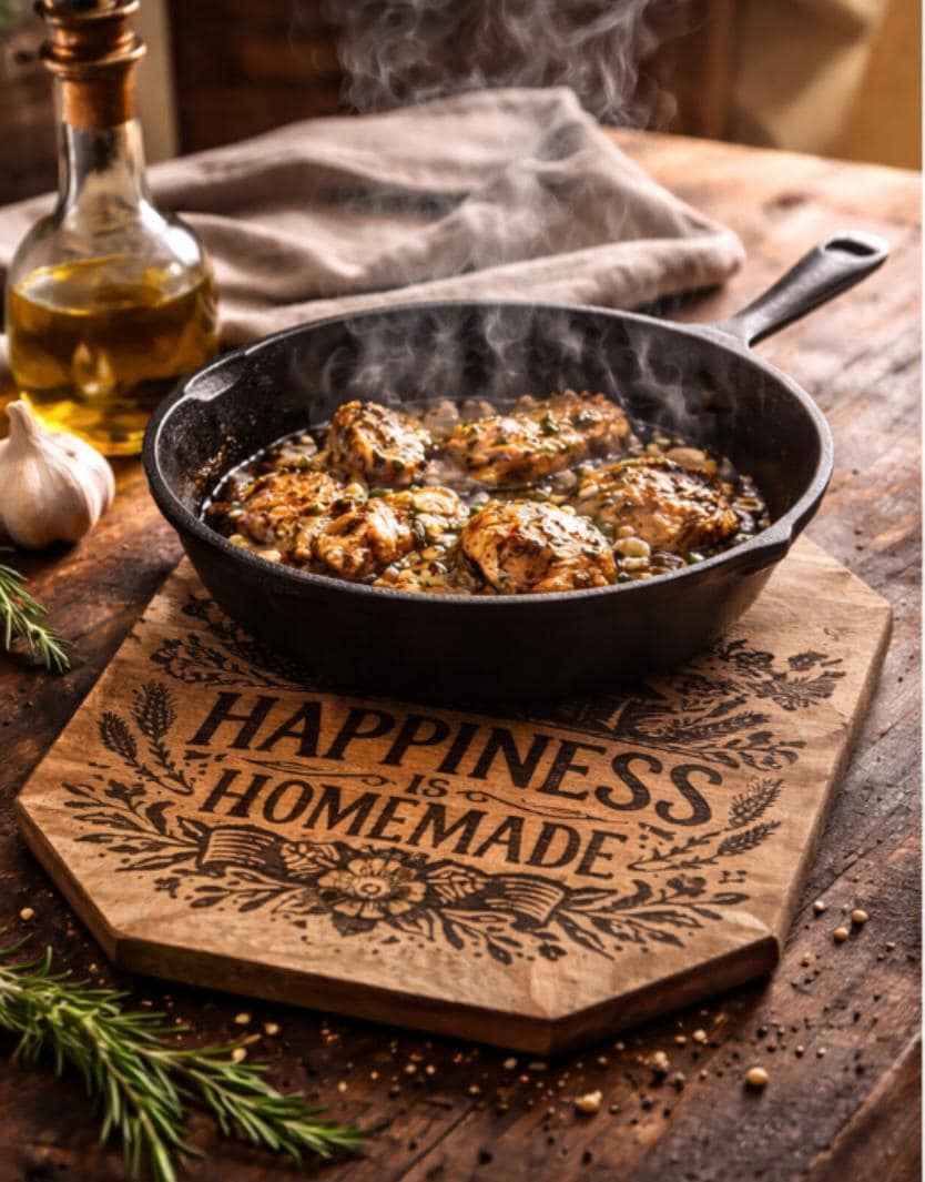 Rustic Wooden Trivet Set