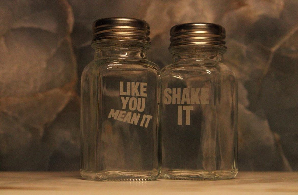 Personalized Salt and Pepper Shakers | Housewarming Gift | Engraved Kitchen Decor | Wedding Gift for Couple
