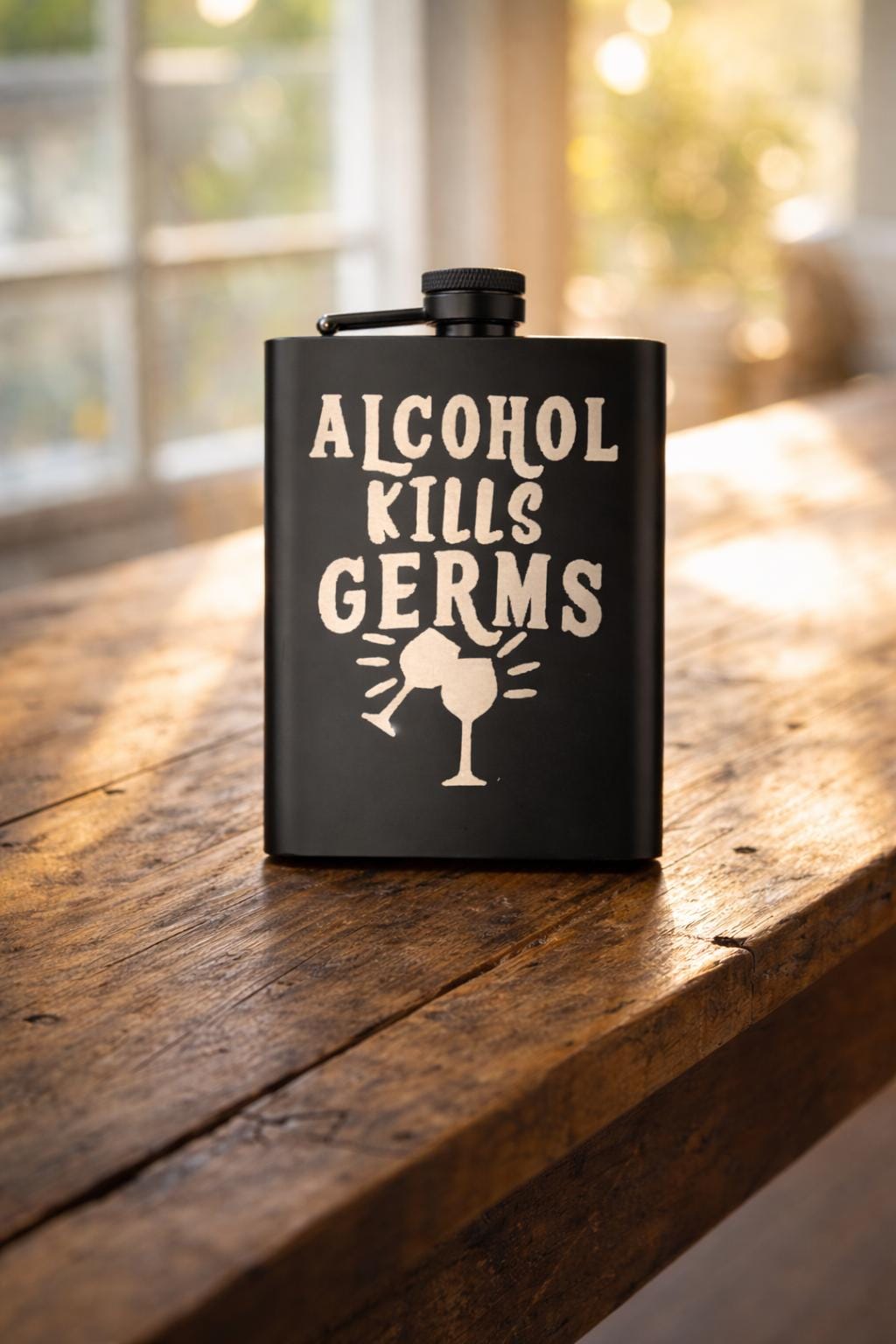 Personalized Stainless Steel Flask | Custom Engraved Groomsmen Gift