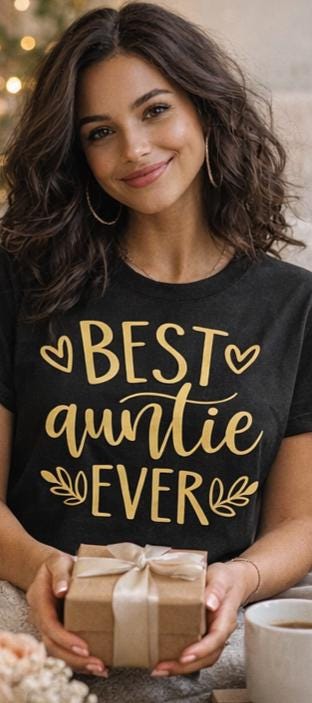 Best Auntie Ever Shirt – Aunt Gift – Auntie Shirt – Cute Family Shirt – Gift for Aunt – Birthday Gift – Mother’s Day Shirt – Family Love Tee