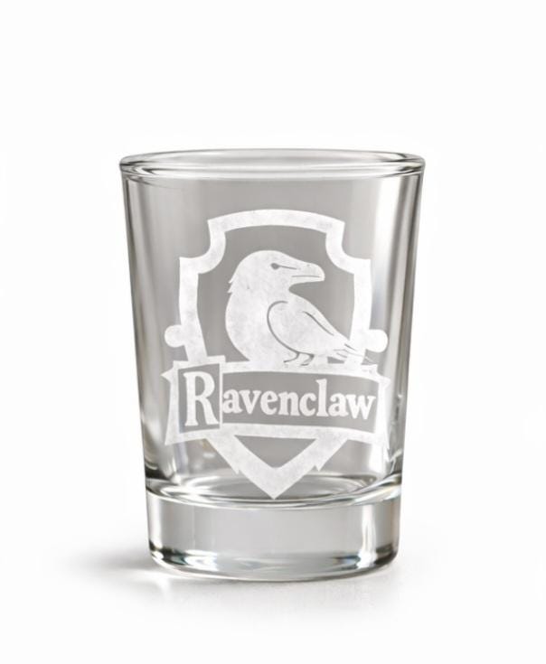 Wizard House Shot Glass Set | Laser Engraved Fantasy Barwa., Collector Gift