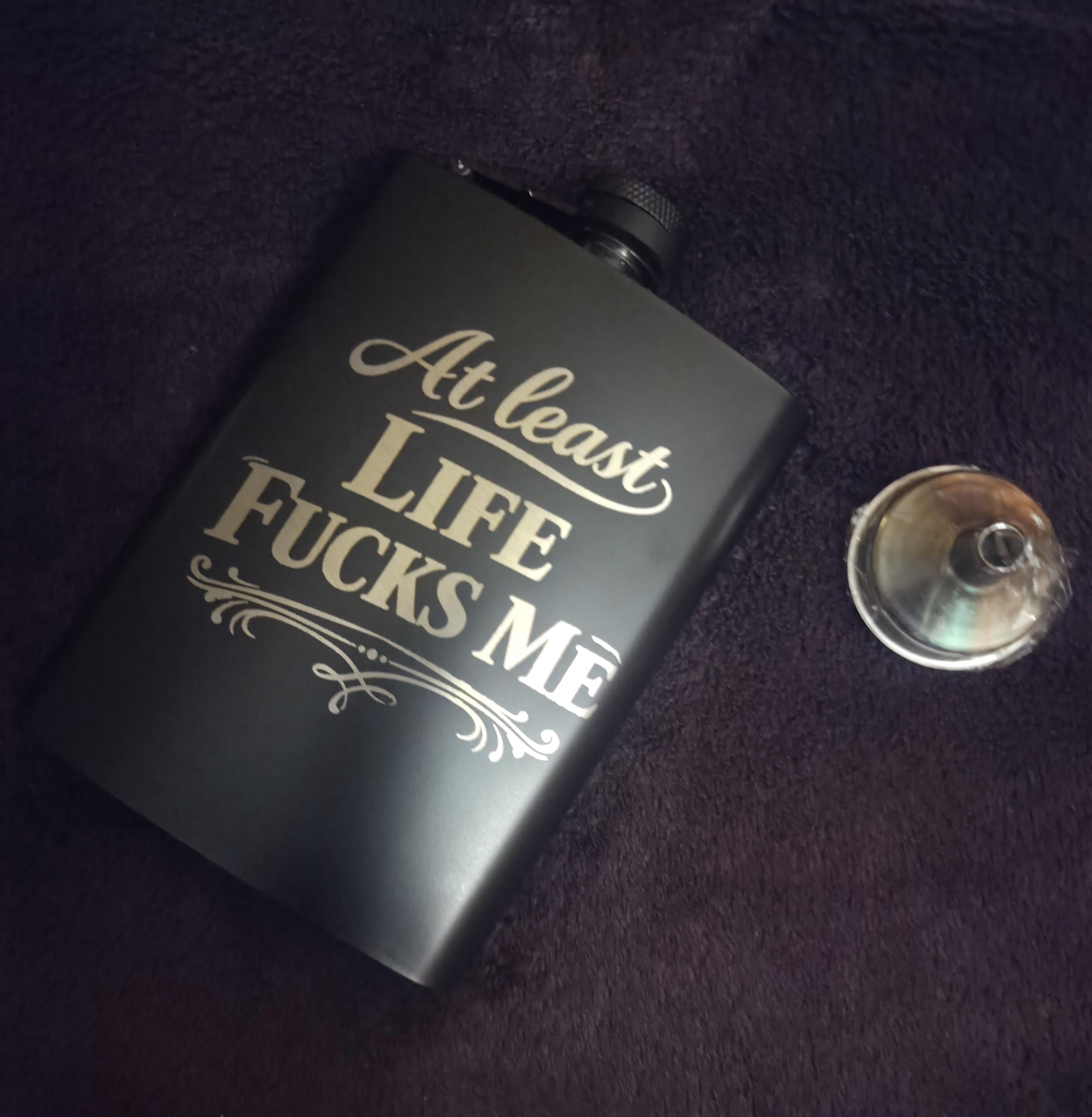 Funny Engraved Flask
