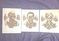 African Child Wood Wall Art Set | Joy Pain Faith Series Laser Engraved Panels