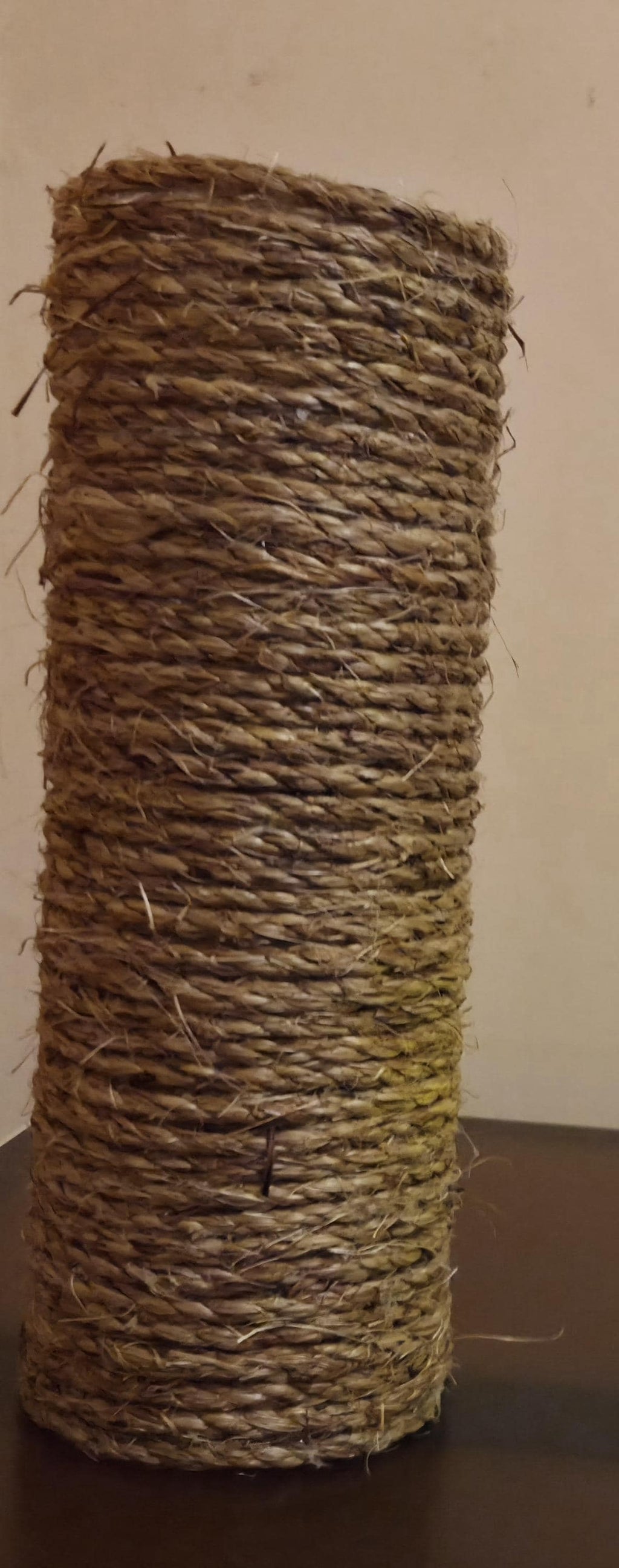Set of 3 Twine Wrapped Glass Vases | Rustic Farmhouse Jute Rope Decor