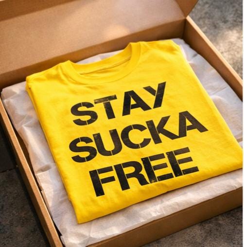 Stay Sucka Free Graphic Tee | Killa Bee Collection Streetwear Shirt