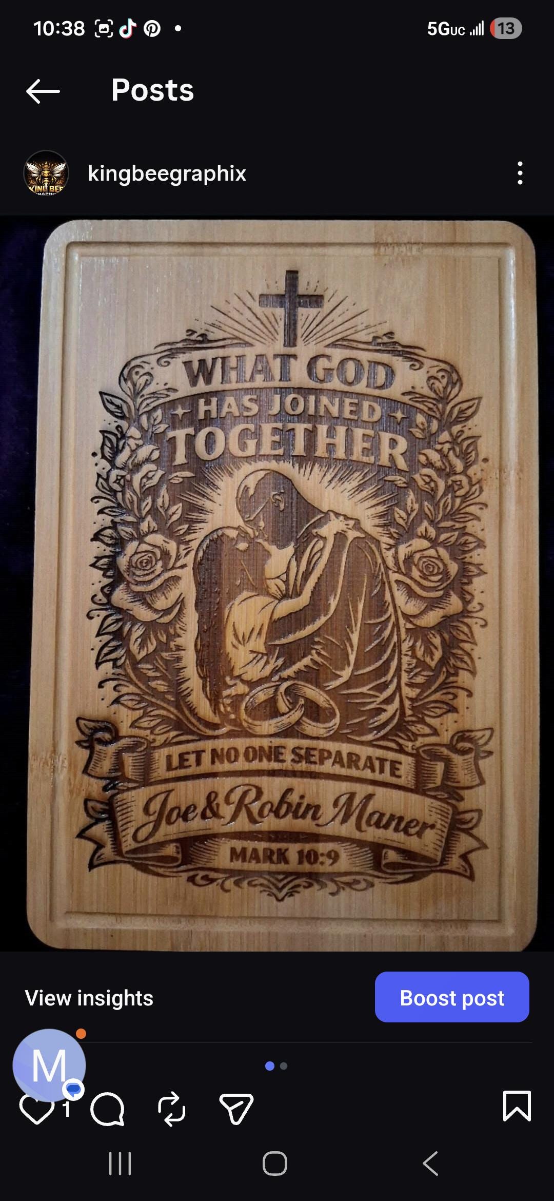 Custom Engraved Bamboo Cutting Board | Personalized Wedding, Anniversary Gift
