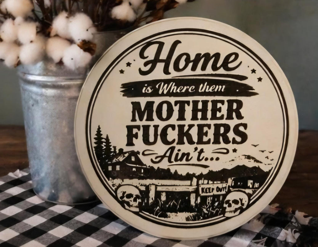Funny Engraved Wood Sign | Adult Humor Home Decor, Killa Bee Collection (7 Inch)