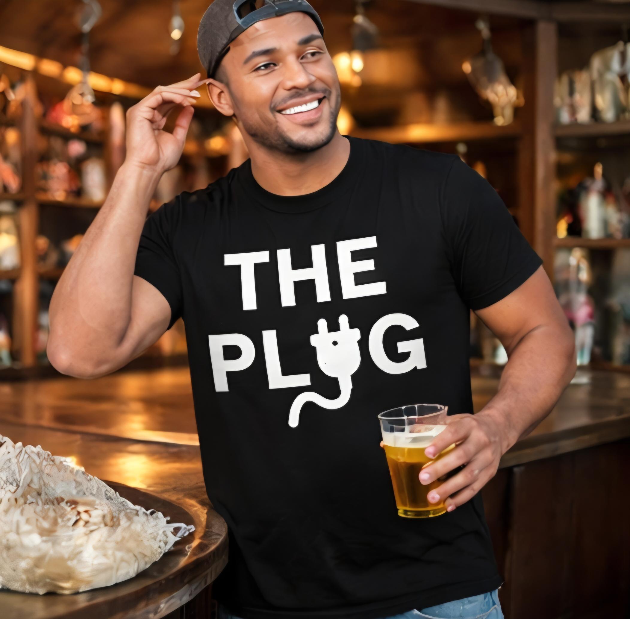 The Plug Shirt | Electrician Humor Tee | Tradesman Work Shirt