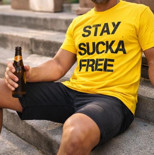 Stay Sucka Free Graphic Tee | Killa Bee Collection Streetwear Shirt