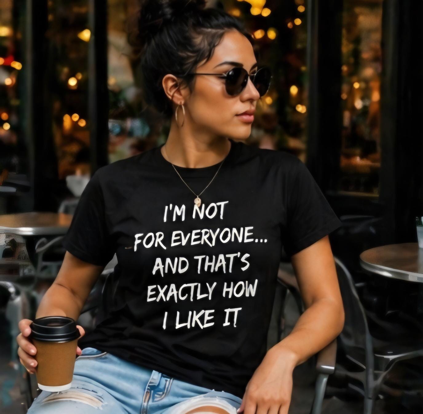 I'm Not For Everyone Bold Statement Tee, Unisex Attitude Streetwear Shirt