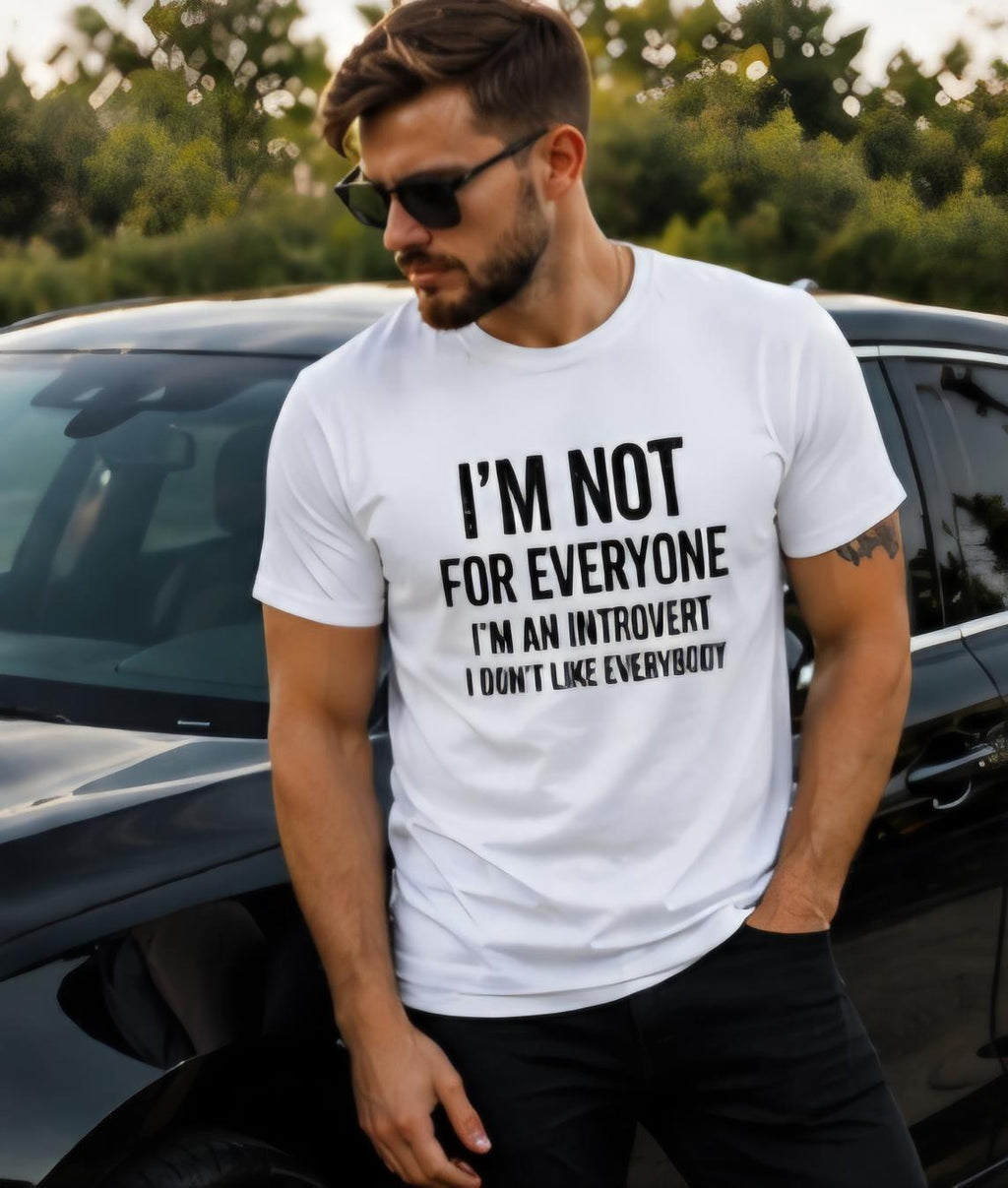 Introvert Shirt, I Don't Like Everybody, Relatable Personality Tee