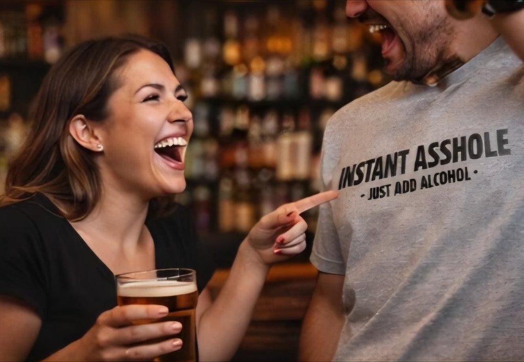 Instant Asshole Just Add Alcohol Shirt, Funny Drinking Shirt, Adult Humor Tee, Party Shirt, Sarcastic Gift, Funny Gift for Him Her