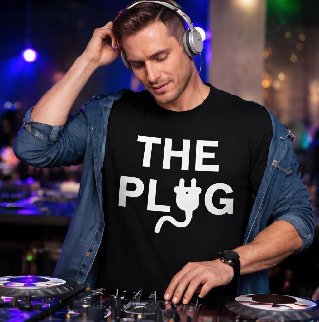 The Plug Shirt | Electrician Humor Tee | Tradesman Work Shirt