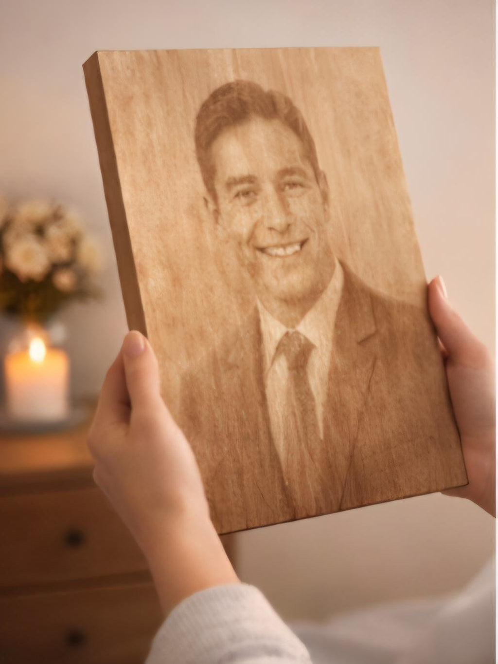 Whether placed in your home or given as a gift, this piece serves as a beautiful reminder of the love, memories, and moments shared.