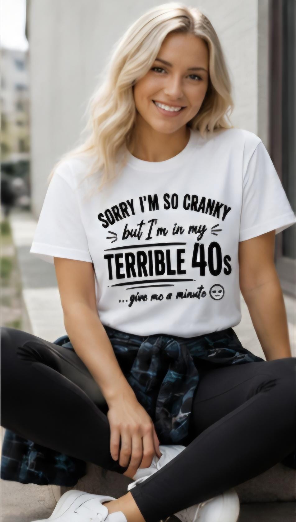 Funny 40th Birthday Shirt | Terrible 40s Shirt | Cranky Humor Tee | Gift for 40 Year Old | Over 40 Joke Shirt | Birthday Gift Idea | Unisex