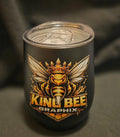 King Bee Graphix Premium Wine Tumbler | Black Matte Stainless Steel Cup | Luxury Bee Drinkware | Custom Engraved Style Tumbler