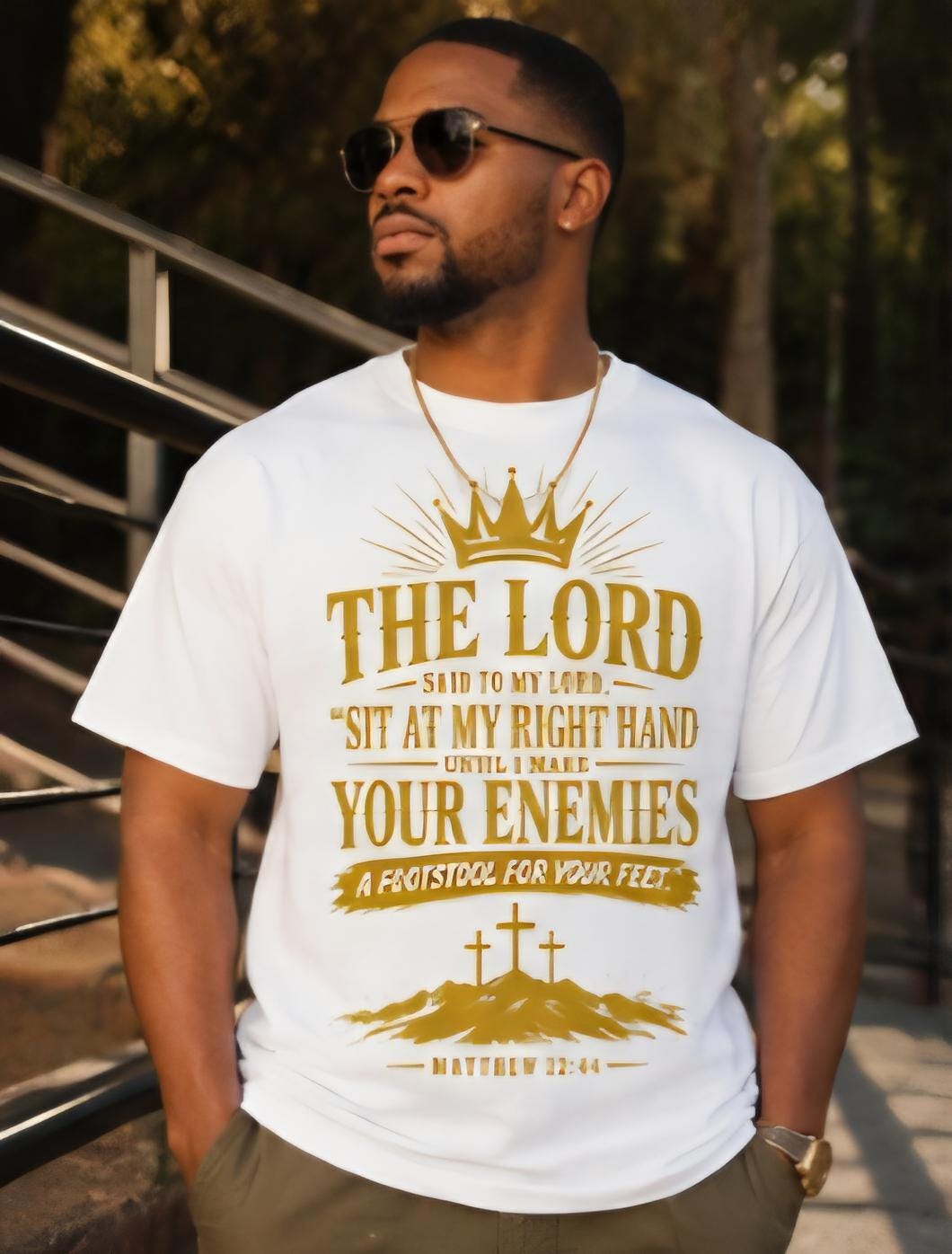 Matthew 22 44 shirt, Christian tshirt, faith shirt, Jesus shirt, religious apparel, scripture shirt, Bible verse shirt, church shirt, Christ