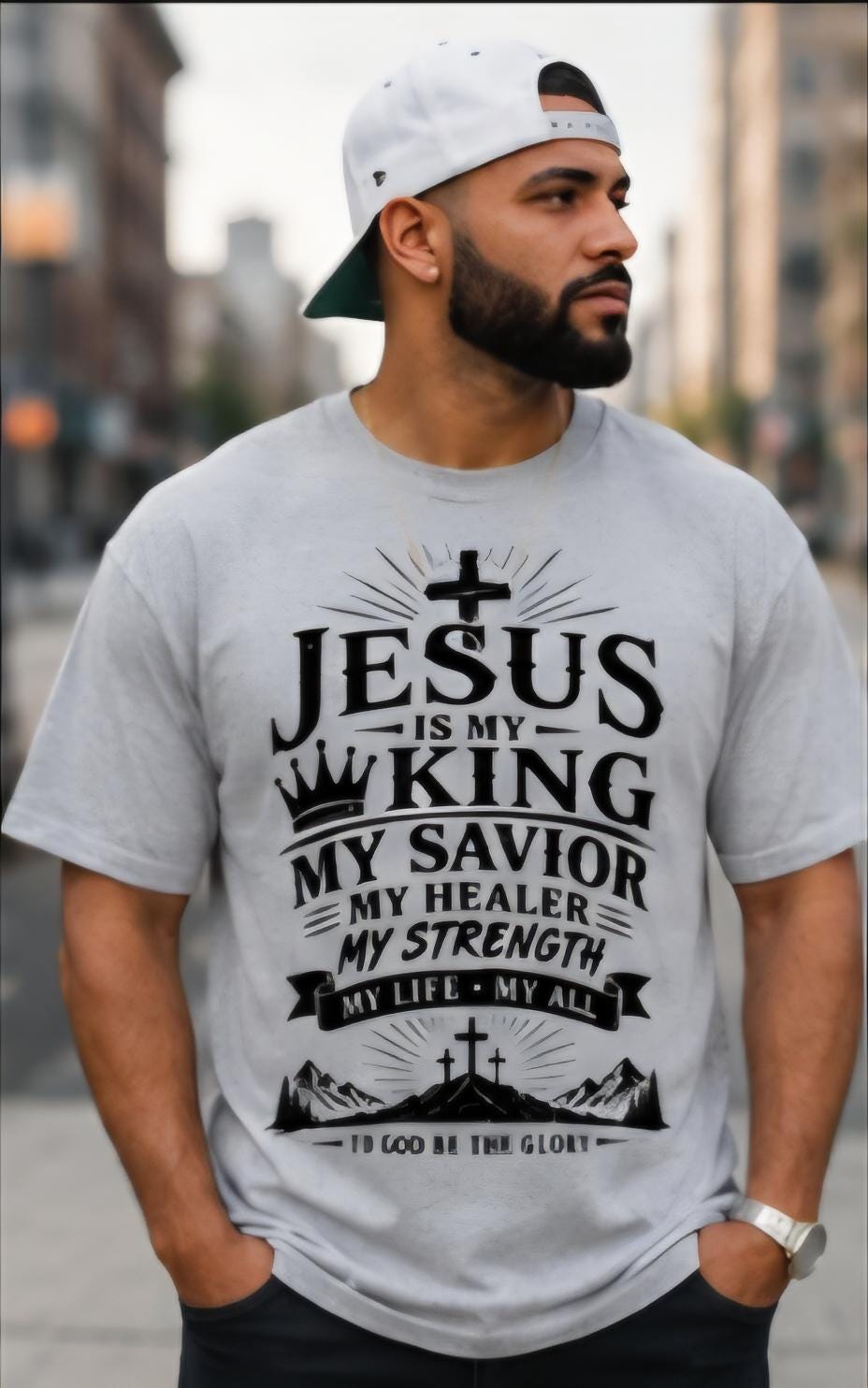 Jesus is my king shirt, Christian tshirt, faith based shirt, religious tee, Jesus shirt, Christian apparel, worship shirt, church shirt, ins