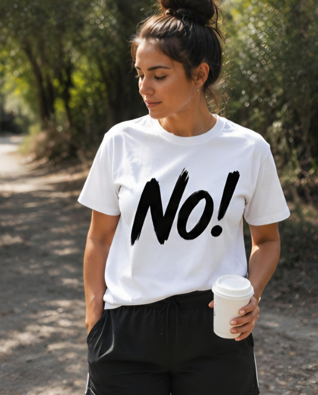 NO! Shirt | Funny Statement Tee | Bold Graphic T-Shirt | Sarcastic Humor Shirt | Minimalist Graphic Tee | Unisex Casual Shirt