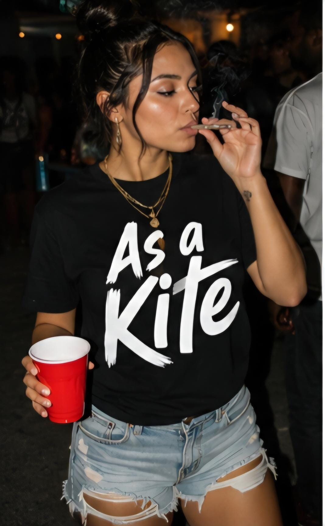 As a Kite Shirt | Funny Party T-Shirt | Streetwear Graphic Tee | Bold Vinyl Style Shirt | Unisex Humor Tee | Chill Vibes Shirt