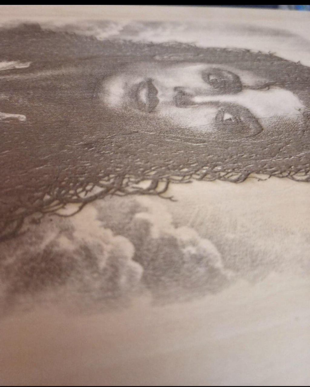 Michael Jackson Wood Engraved Wall Art | 16x12 Laser Engraved Portrait | Music Legend Decor | Handmade Wood Art | Gift for MJ Fans | King Be