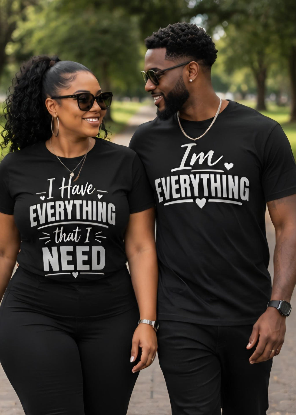 Matching Couple Shirts | I Have Everything That I Need / I’m Everything Shirts | Funny Couples Shirts | Anniversary Gift | Matching Tees