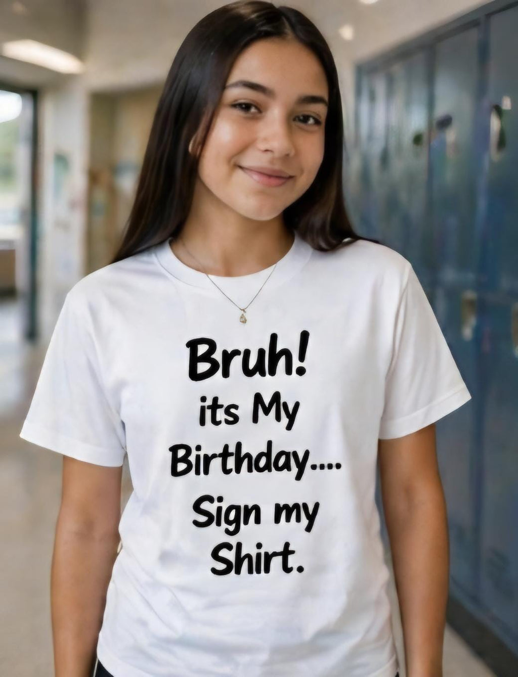 Kids Birthday Shirt – Sign My Shirt Tee – Bruh It’s My Birthday Shirt – Funny Kids Birthday Outfit – Party Shirt for Boys & Girls – Custom A