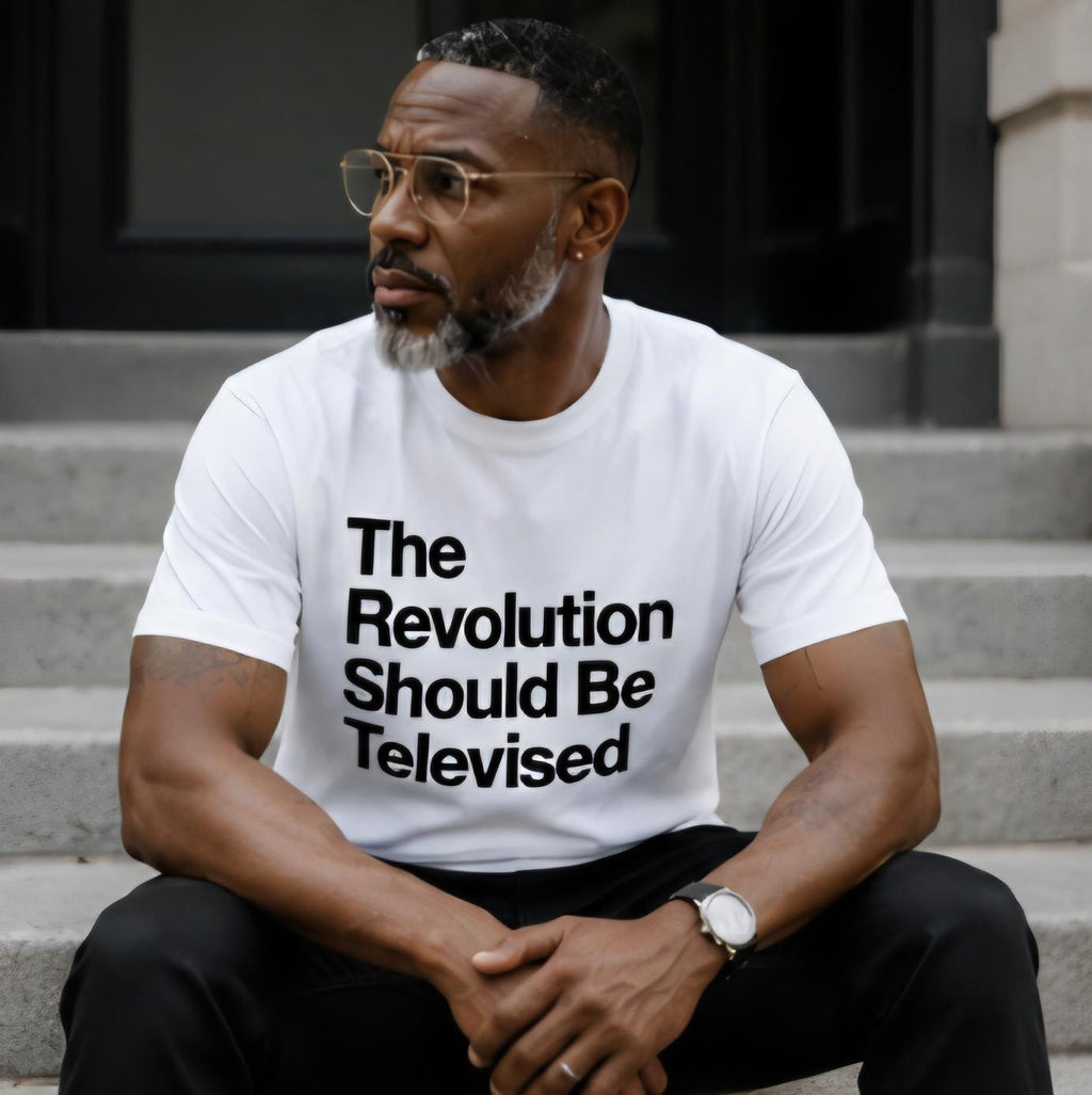 The Revolution Should Be Televised Shirt Black History Statement Tee Activist Streetwear Graphic T Shirt Social Awareness Tee