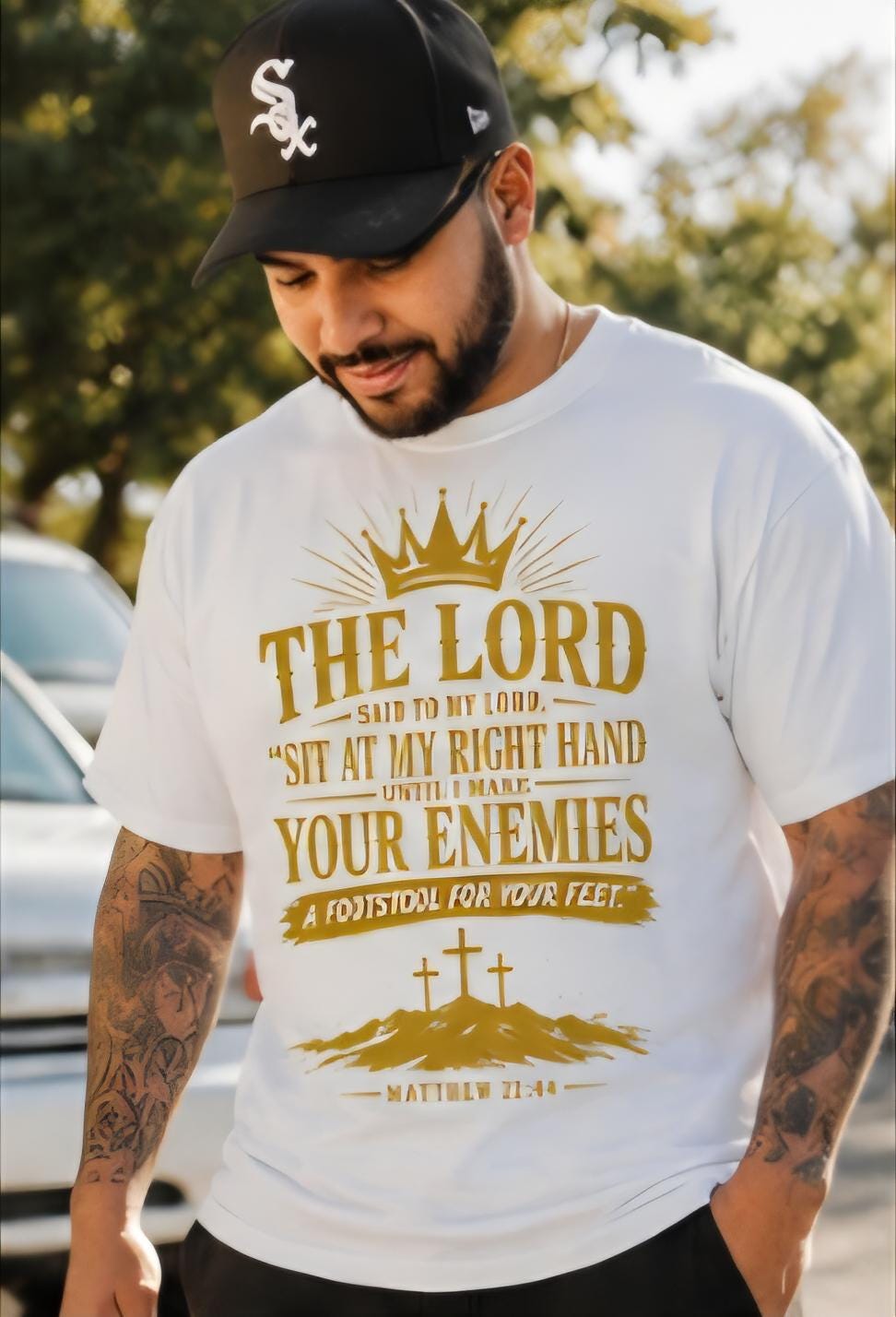Matthew 22 44 shirt, Christian tshirt, faith shirt, Jesus shirt, religious apparel, scripture shirt, Bible verse shirt, church shirt, Christ