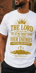 Matthew 22 44 shirt, Christian tshirt, faith shirt, Jesus shirt, religious apparel, scripture shirt, Bible verse shirt, church shirt, Christ