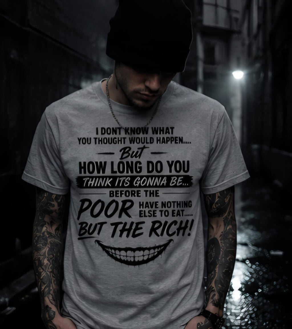 Goth Statement Shirt Alternative Streetwear Tee Dark Aesthetic Graphic Tshirt Social Commentary Shirt Unisex Gothic Fashion Top