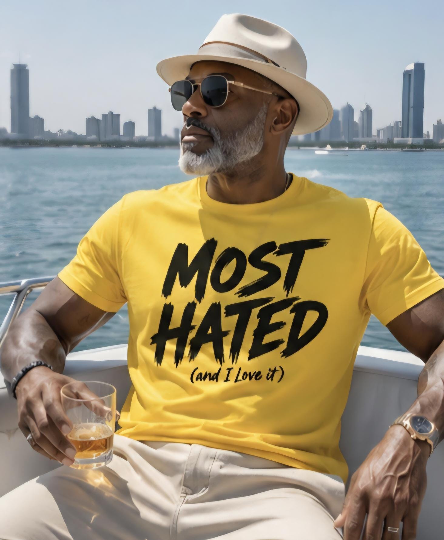 Most Hated And I Love It Shirt Funny Graphic Tee Trendy Streetwear Shirt