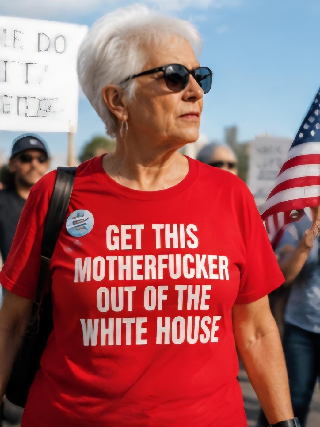 Get This Motherfucker Out Of The White House Shirt | Political Statement Tee | Funny Protest Shirt | Viral Graphic Tee