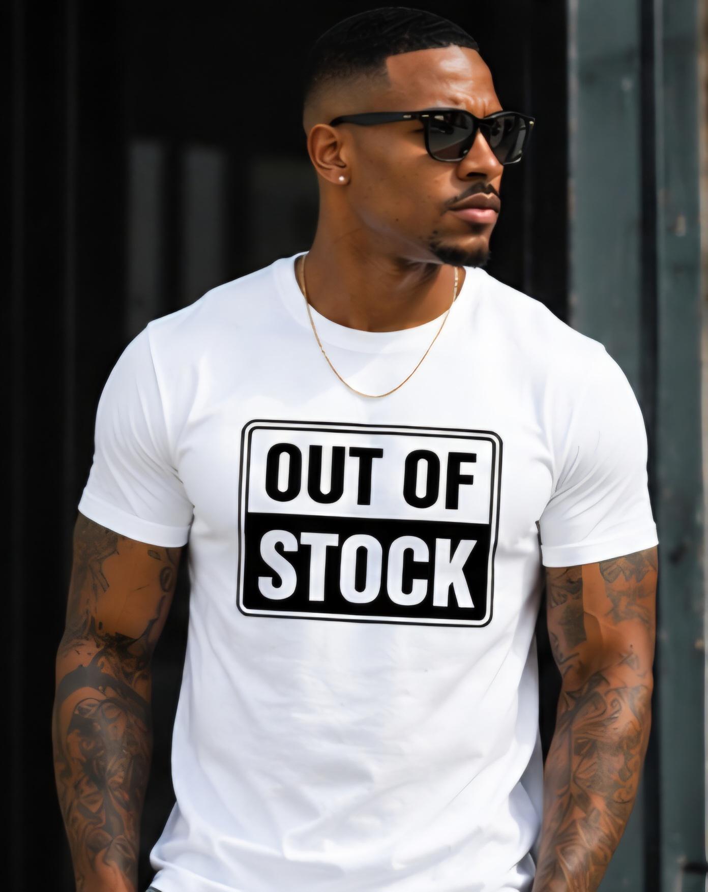 Out Of Stock Shirt Funny Retail Humor Tee Customer Service Graphic T Shirt Sarcastic Statement Tee Funny Work Shirt