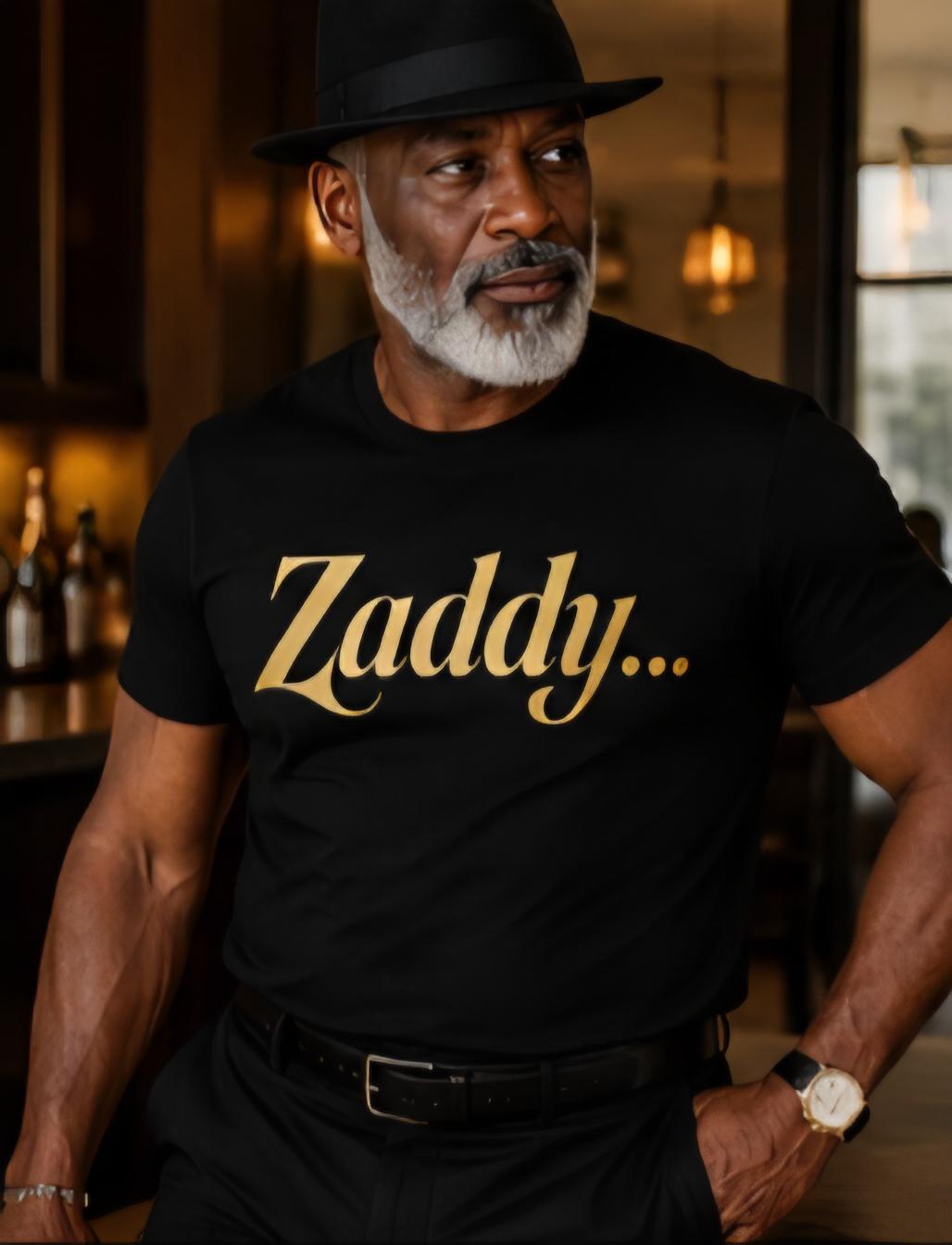 Zaddy Shirt for Men: Funny Graphic Tee, Father's Day Gift, Handsome Uncle Apparel