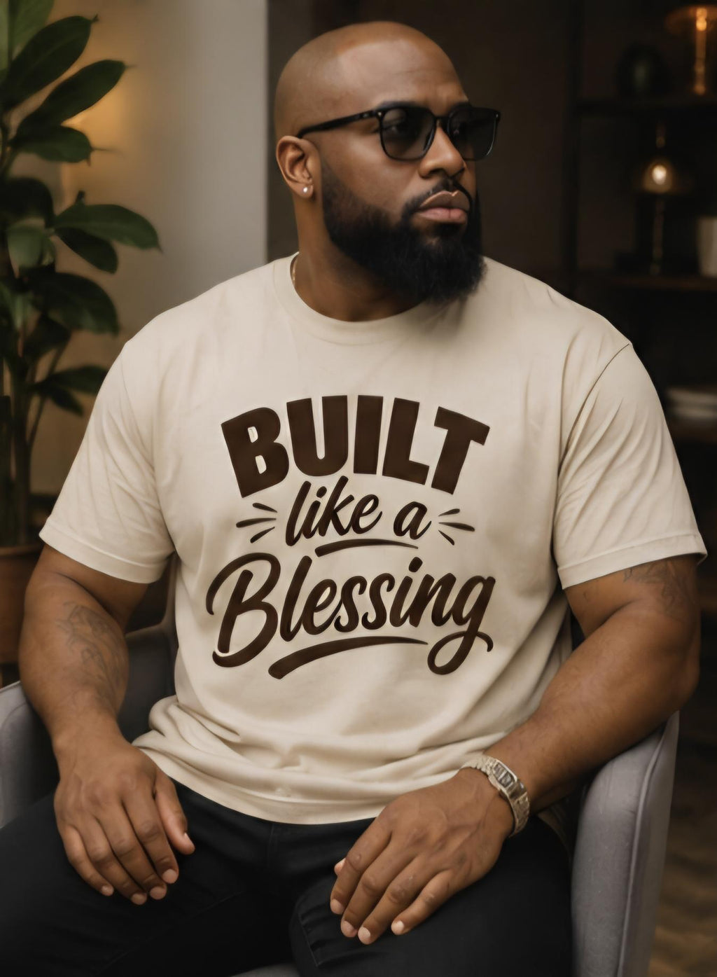 Built Like a Blessing Shirt | Faith Based Curvy Girl Tee | Body Positive Inspirational T-Shirt