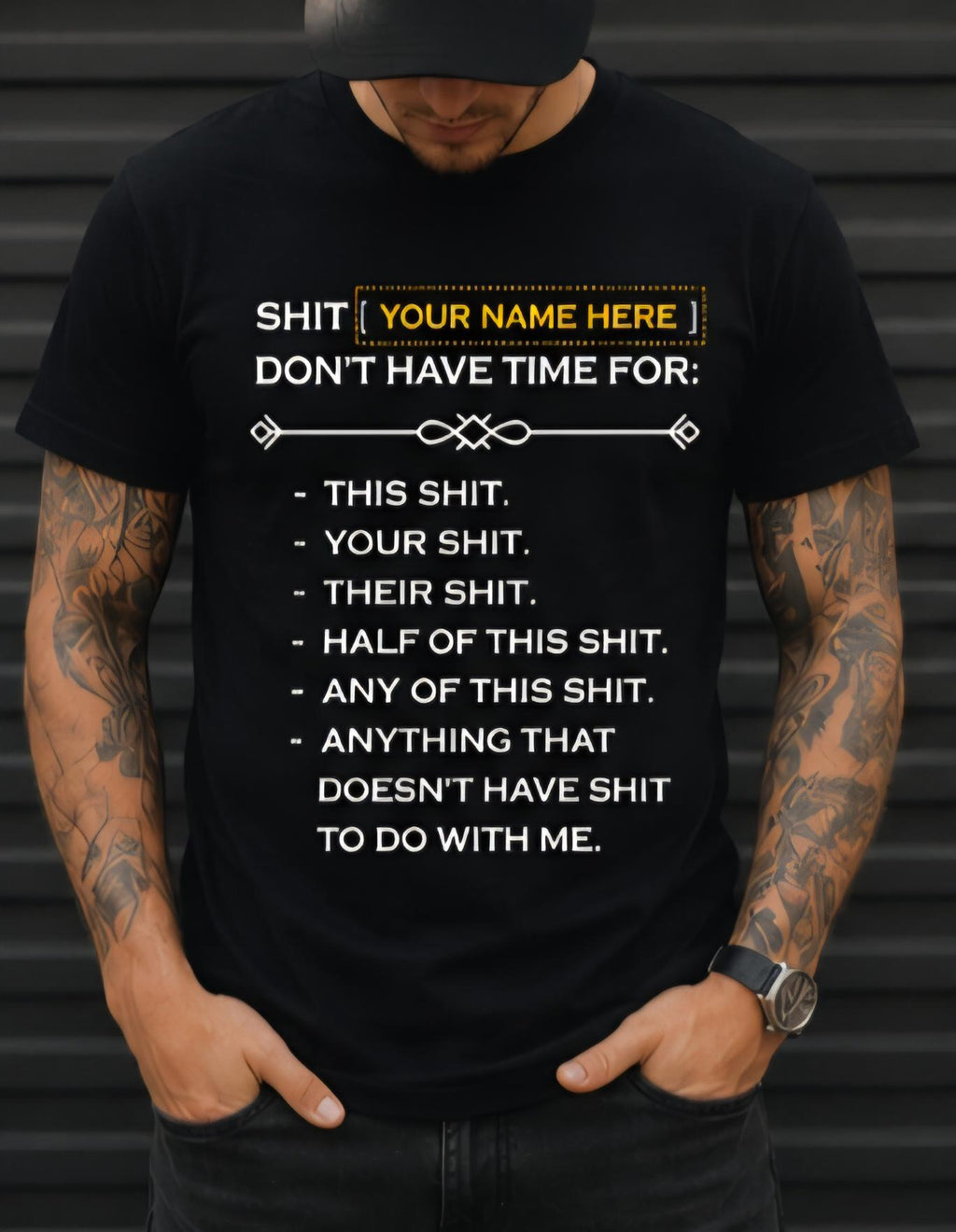 Custom Funny Shirt Personalized Sarcastic T Shirt Funny Graphic Tee Custom Name Shirt Introvert Humor Shirt Unisex Black Tee
