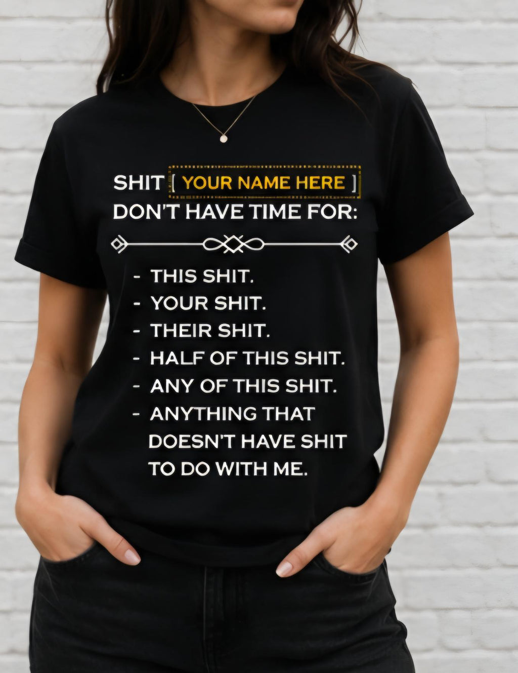 Custom Funny Shirt Personalized Sarcastic T Shirt Funny Graphic Tee Custom Name Shirt Introvert Humor Shirt Unisex Black Tee