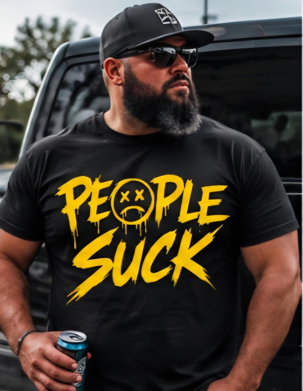 People Suck Funny Graphic T Shirt Sarcastic Humor Tee Anti Social Shirt Introvert Gift Unisex Graphic Tee Funny Statement Shirt